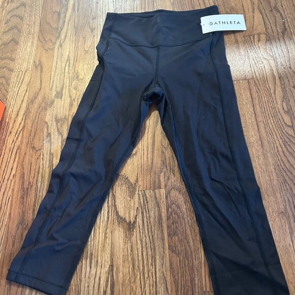Athleta Ultimate Stash Pocket Capri (Black, Size Small) - Picture 1 of 2